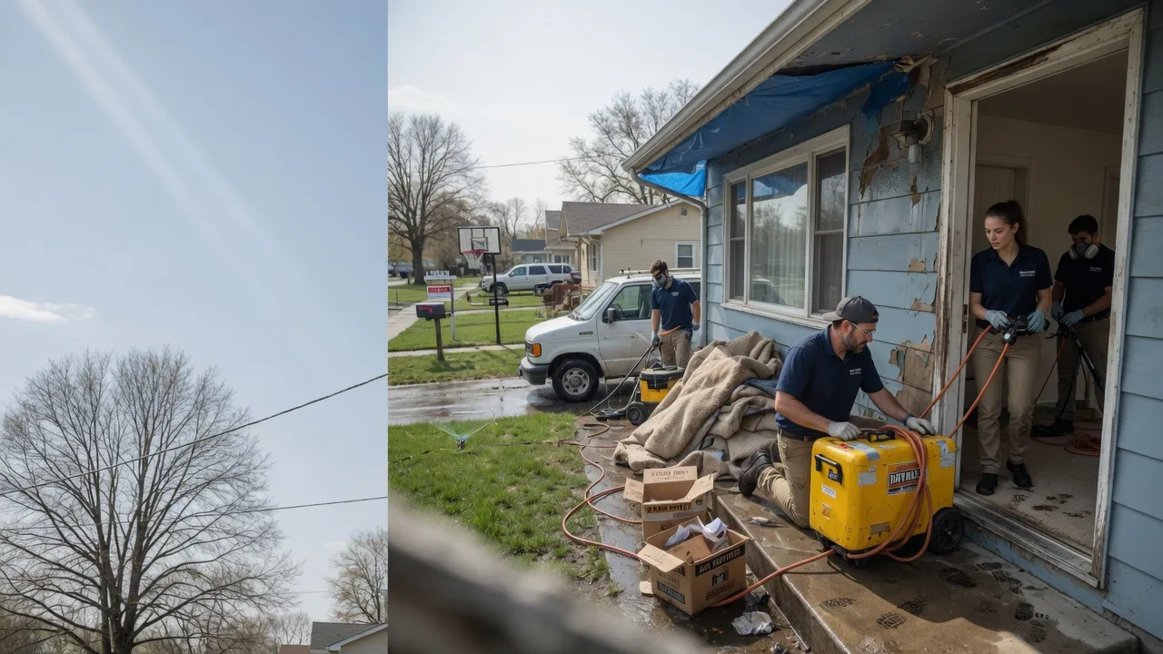 Basement Flood Cleanup in Webster, WI near me